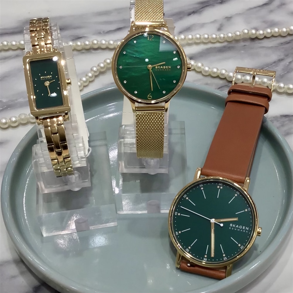 【SKAGEN】自然とのつながりを表現したエメラルドグリーンカラー