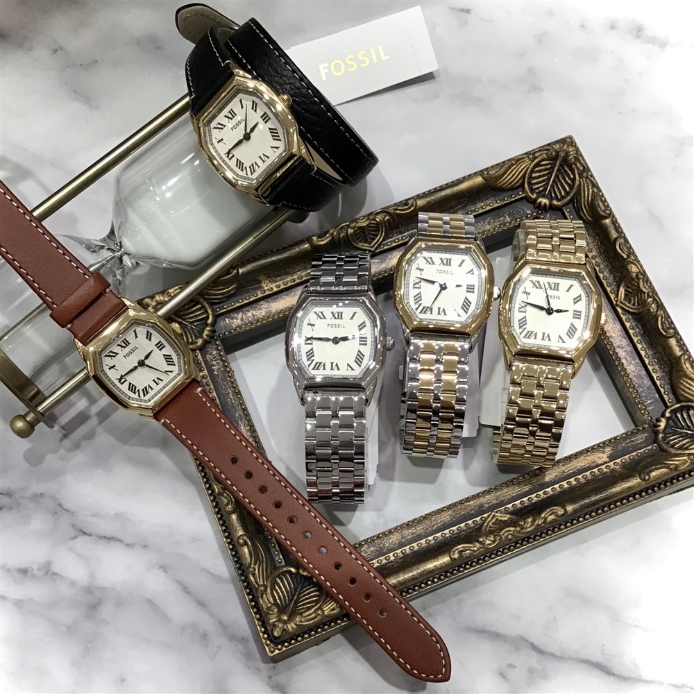 【FOSSIL】ヴィンテージテイストなレディース腕時計♪