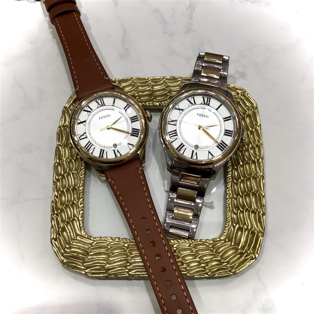 【FOSSIL】存在感のあるヴィンテージスタイルの腕時計♪