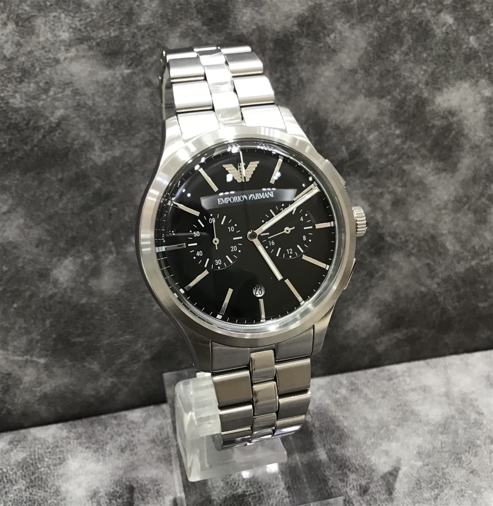 《Emporio Armani》洗練されたクロノグラフウォッチ