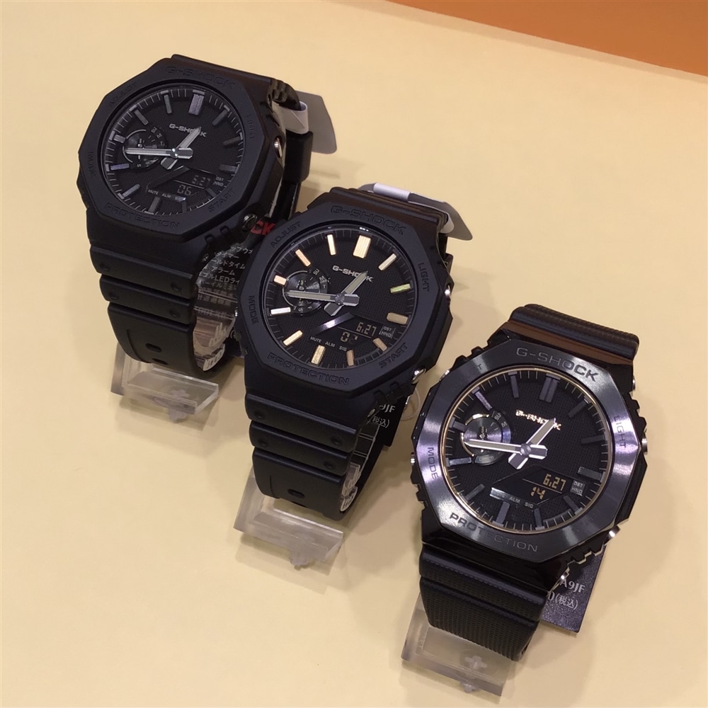 【G-SHOCK】定番モデル『2100シリーズ』からオールブラックの新作登場☆