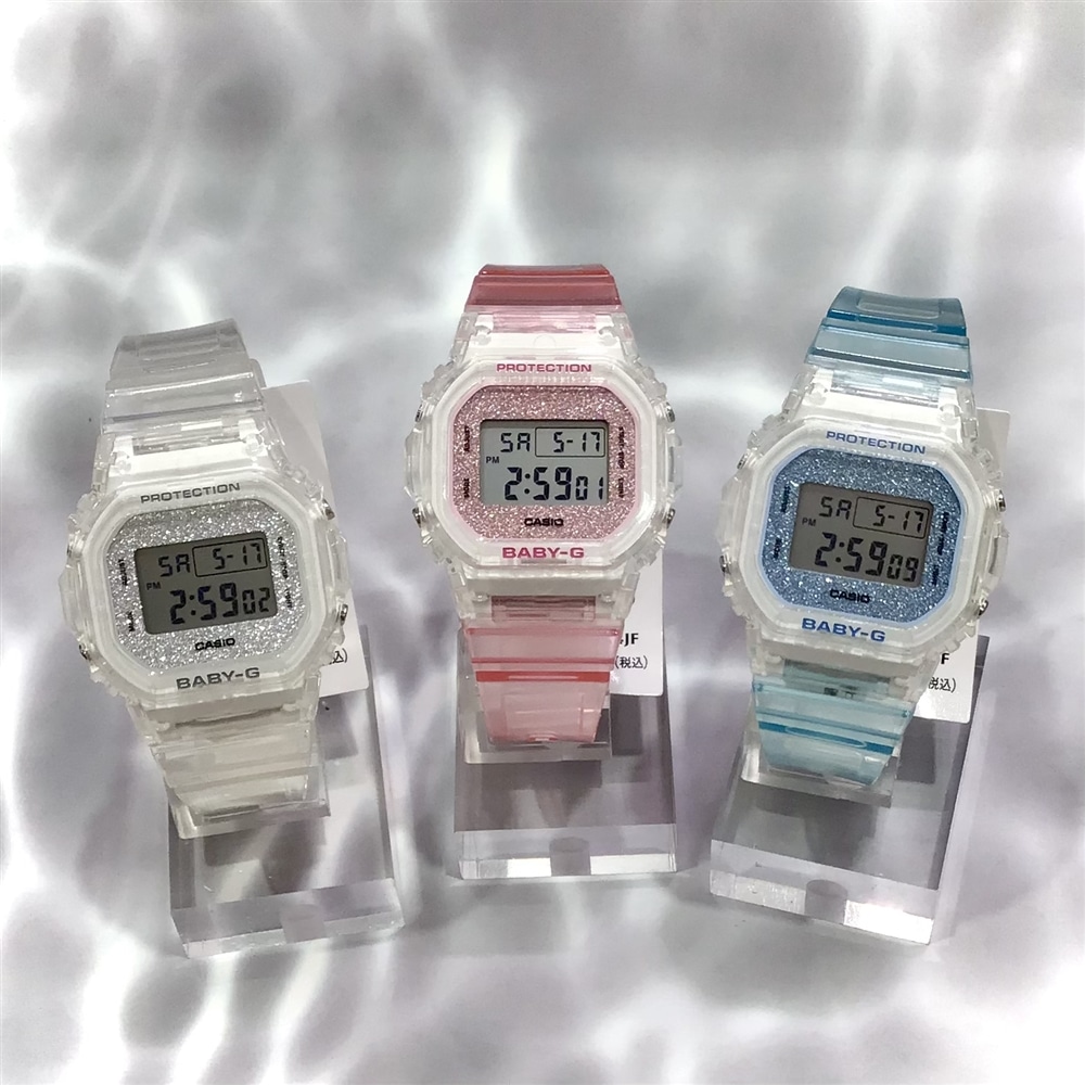 【BABY-G】これからの季節にピッタリのキラキラ×スケルトン新作登場！