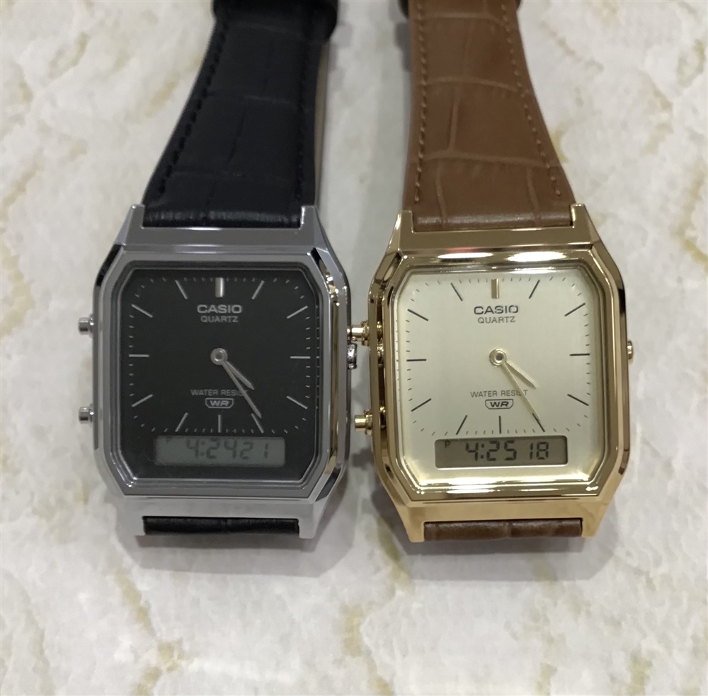 【CASIO】ヴィンテージ感あふれるアナデジモデル！！