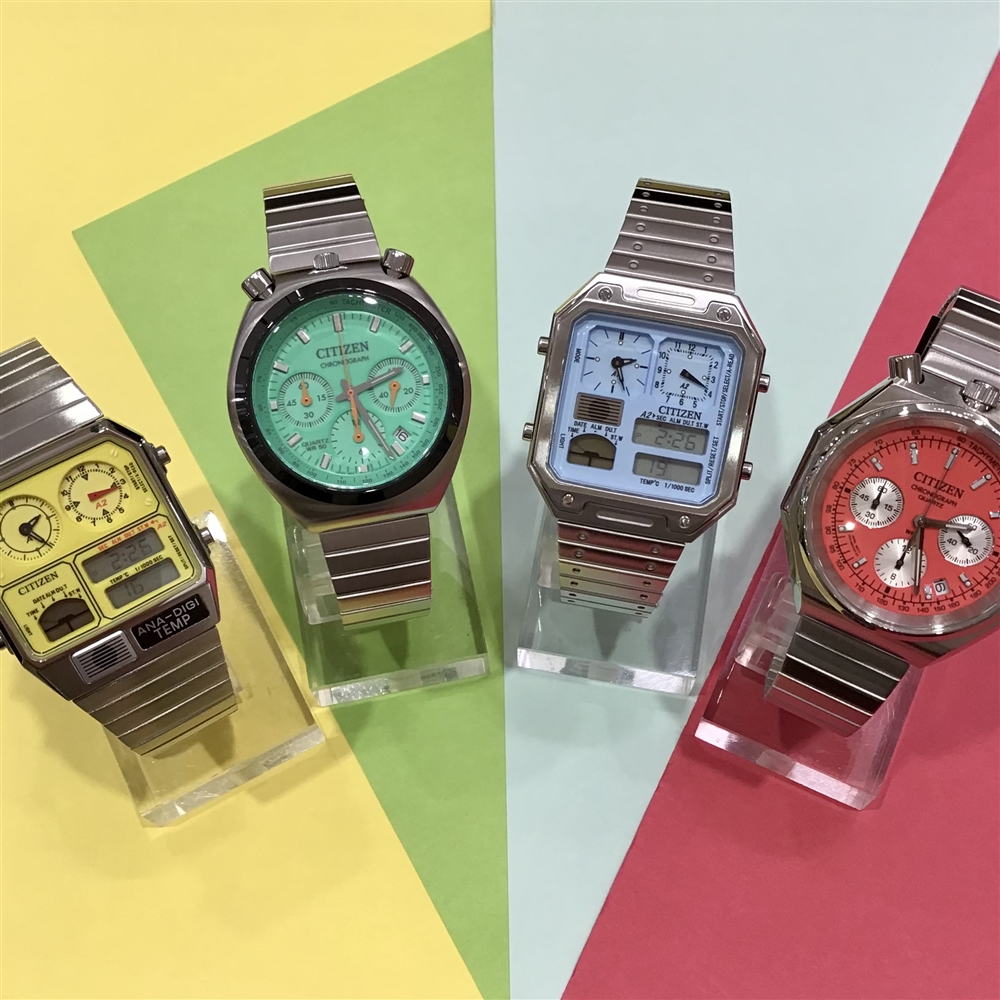 【アミュ鹿児島店】《CITIZEN RECORD LABEL》レトロデザインで個性的カラーの新作限定モデル