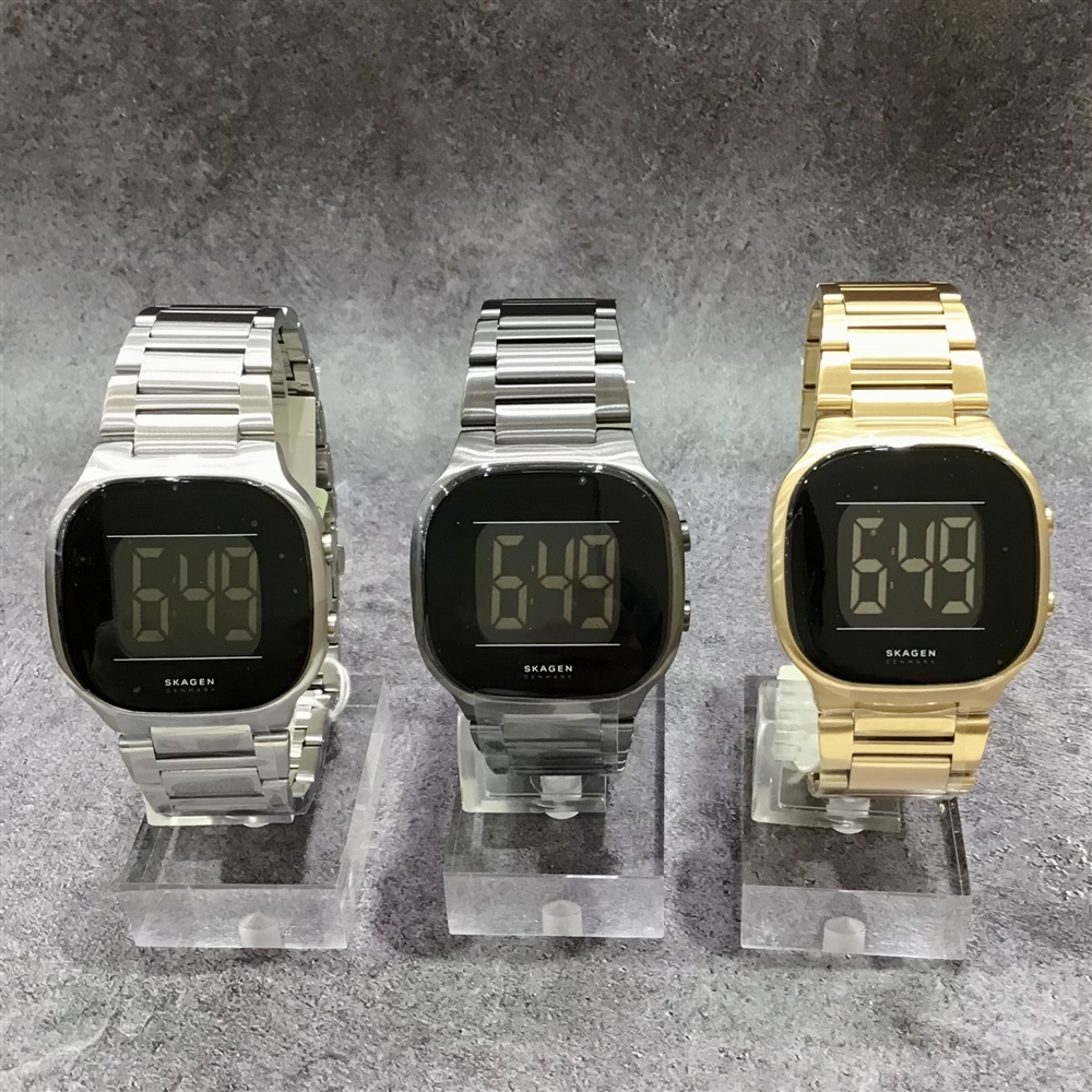 【アミュ鹿児島店】存在感のあるSKAGENデジタルウォッチ