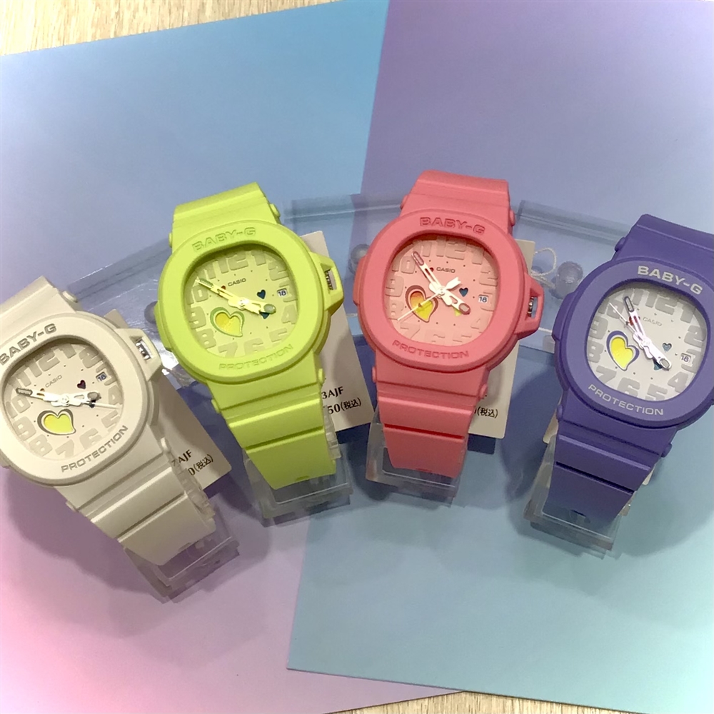 【BABY-G】ハートモチーフが日替わりでカラーチェンジする魅力的な新作登場♪