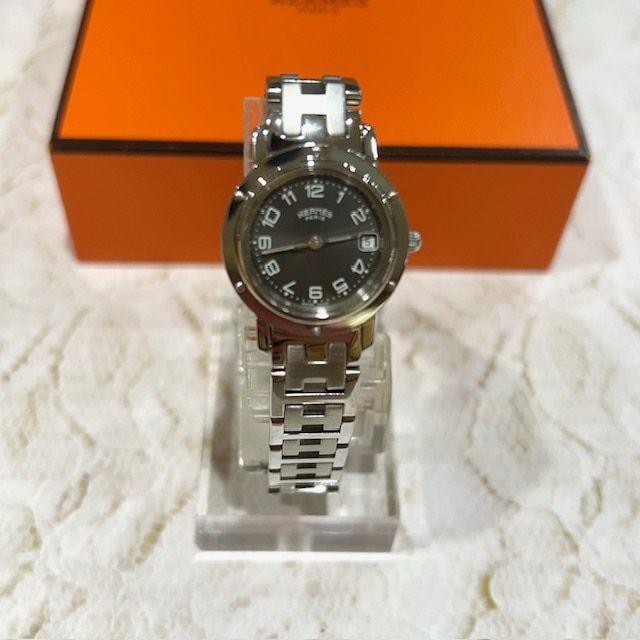 Vintage【HERMES】クリッパーグレー!ご紹介!