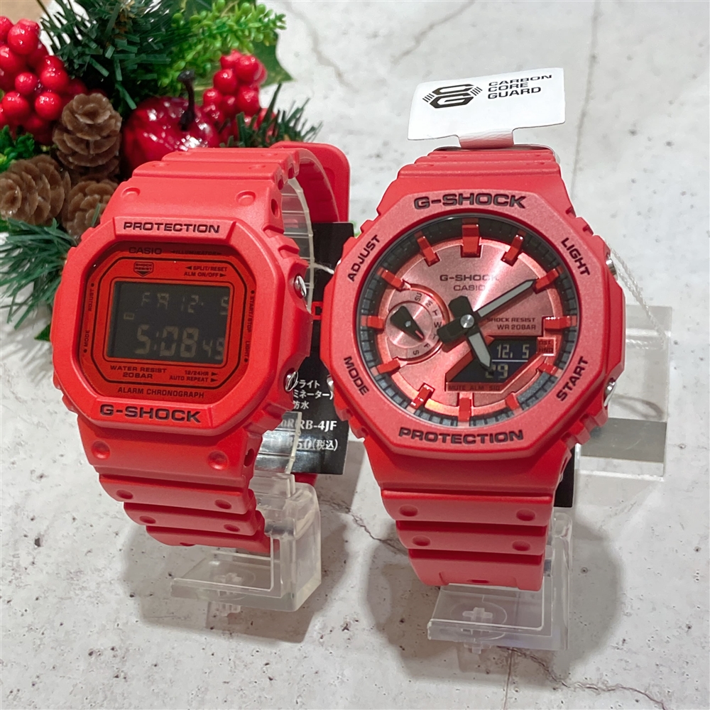【G-SHOCK】新色のレッドが入荷しました！