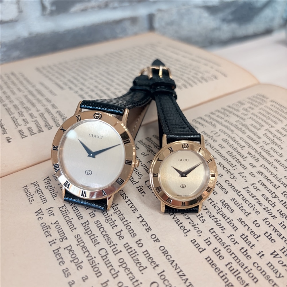 【軽井沢店】ヴィンテージ GUCCI ペアウォッチのご紹介