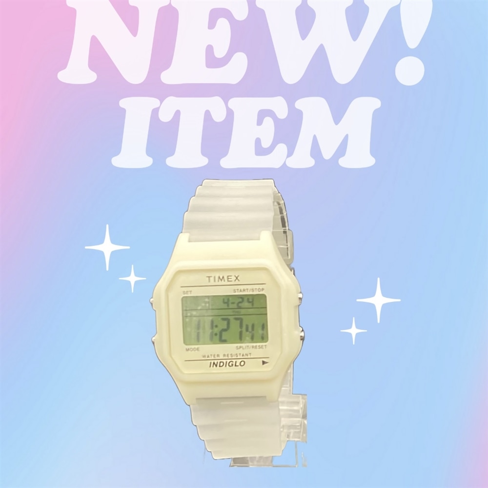 注目モデル再入荷【TIMEX（タイメックス）】