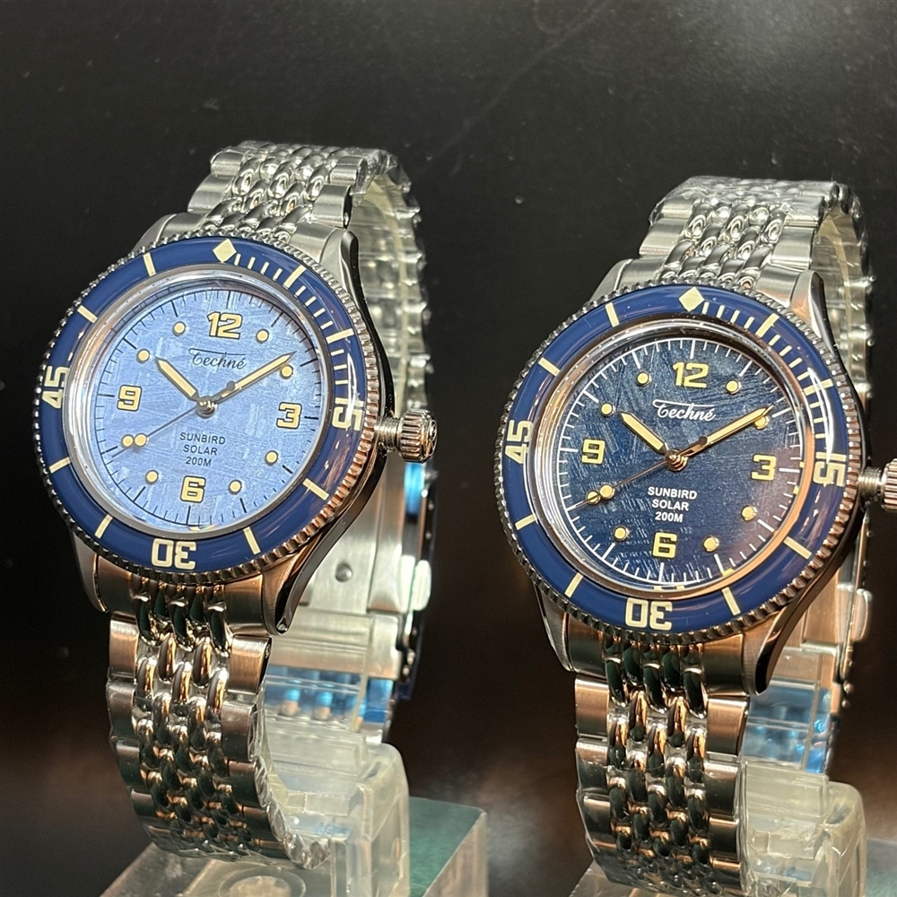 【TECHNE(テクネ)】ソーラー仕様のダイバーズウォッチ