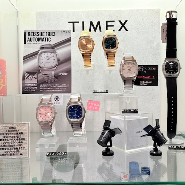 【TIMEX】REISSUE(リイシュー)/E-line(イーライン)揃ってます!