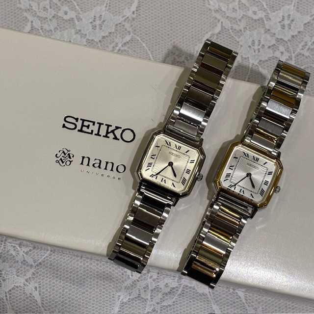 【SEIKO×ナノ・ユニバース】人気モデル再入荷!