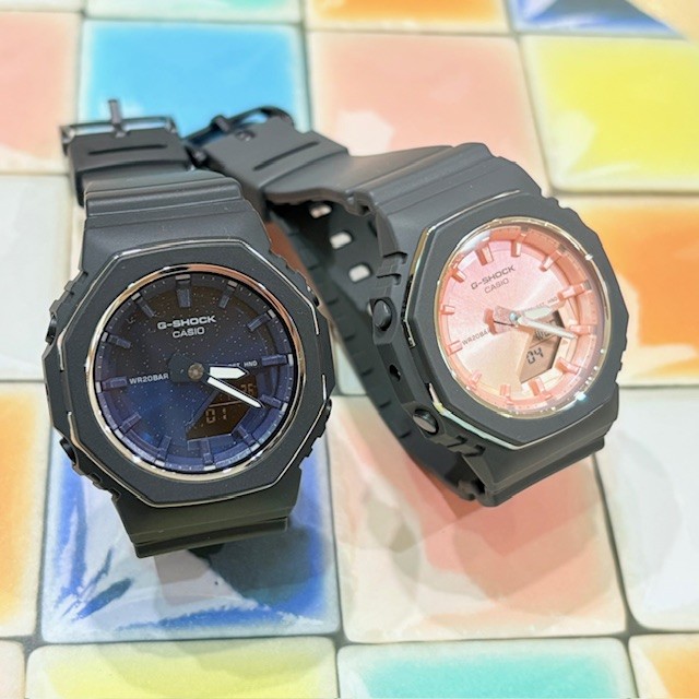 【G-SHOCK】天然石モチーフ！美しいカラーダイアルの新作！