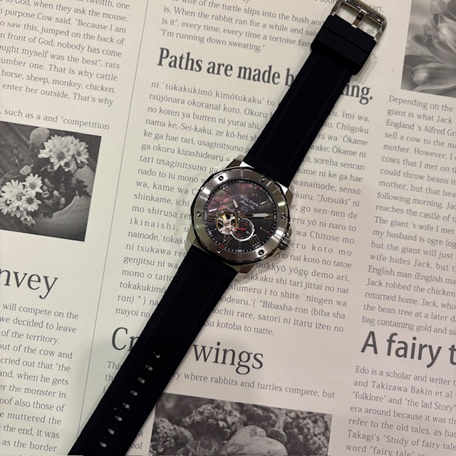 【BULOVA】ブランド150周年記念モデル!!(98A332)