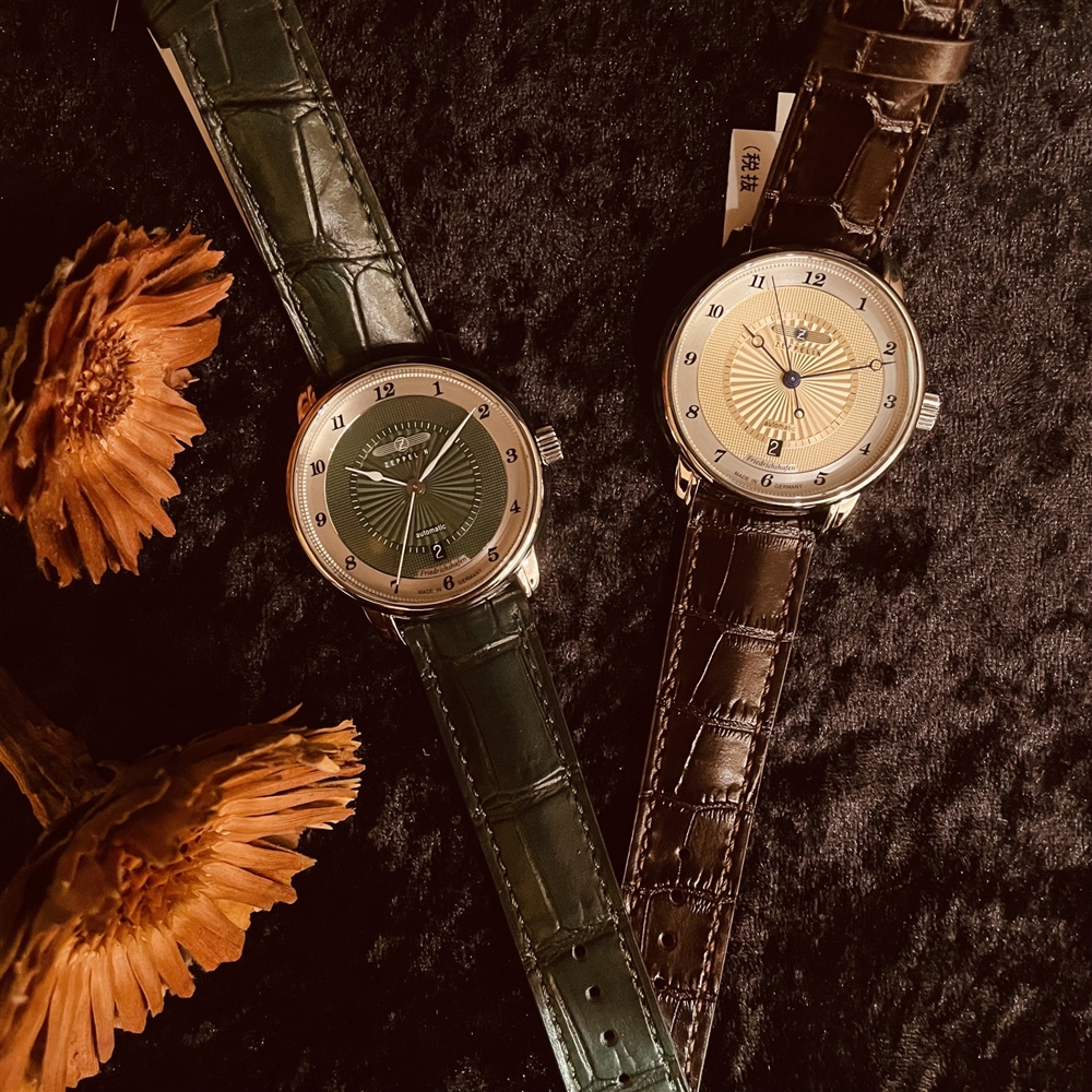 【ZEPPELIN】カラフルでエレガントな腕時計*