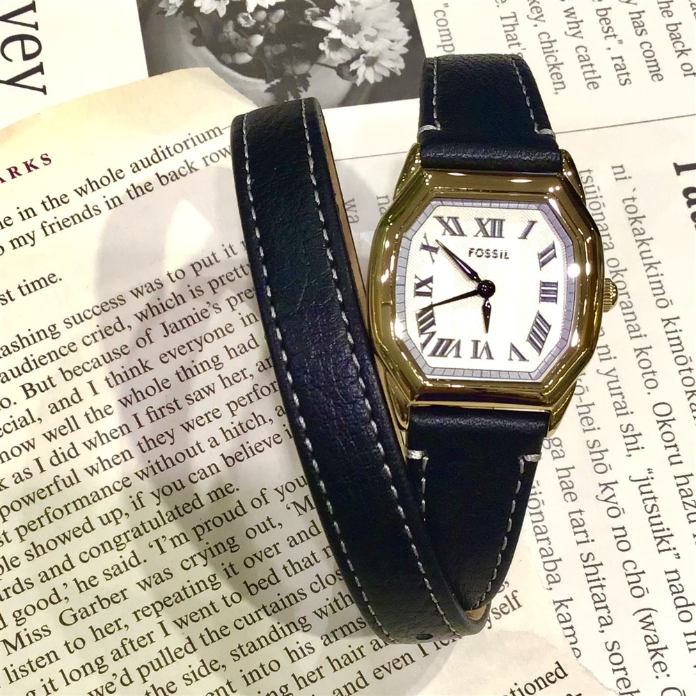 【FOSSIL】クラシカルな二重巻き