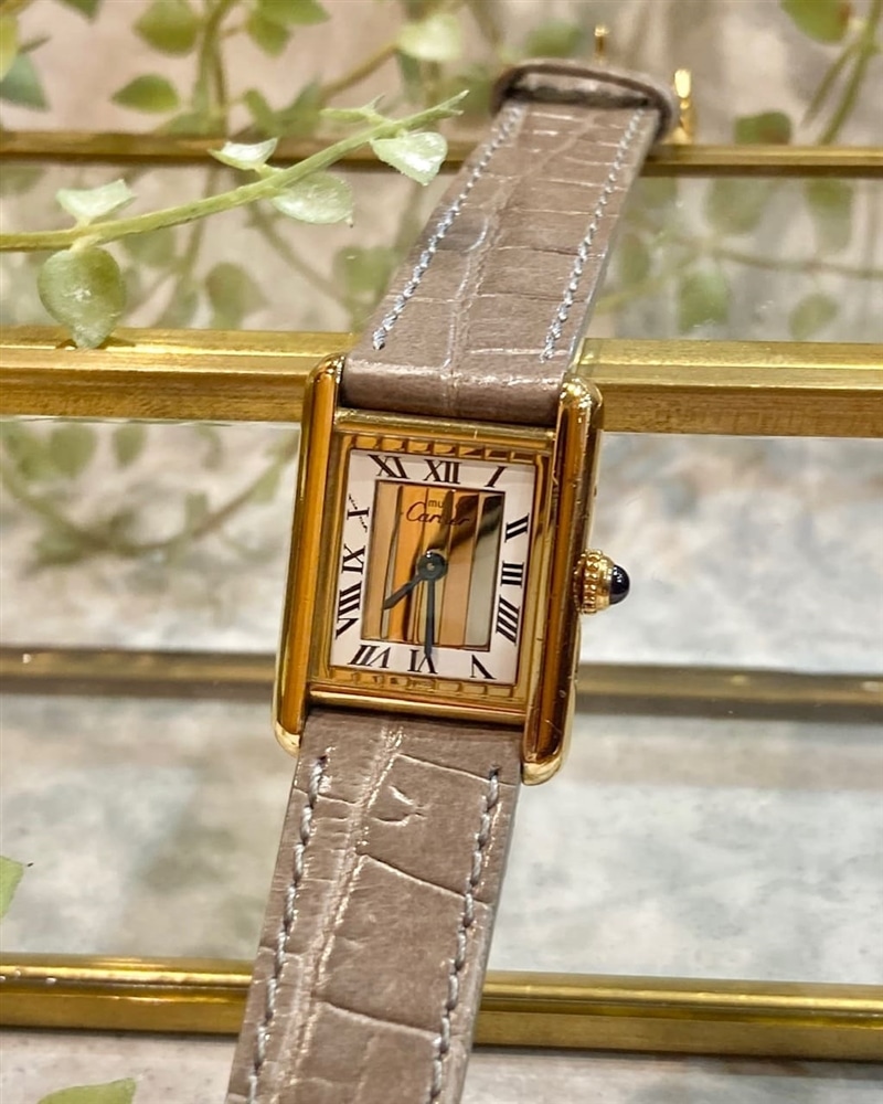 【新潟店】ヴィンテージウォッチ Cartier マストタンクSM トリニティ入荷