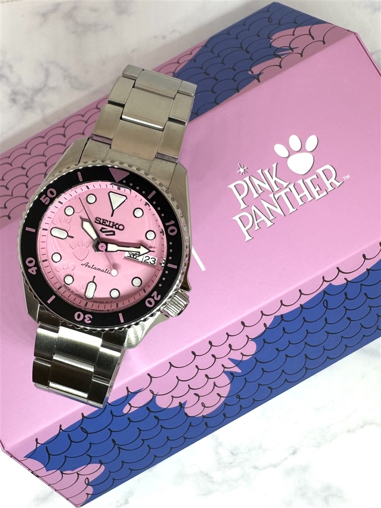 【SEIKO 5 SPORTS】国内999本限定！ピンクパンサーコラボモデルのご紹介！