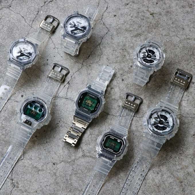 【G-SHOCK】クリアパーツの40周年記念モデル！