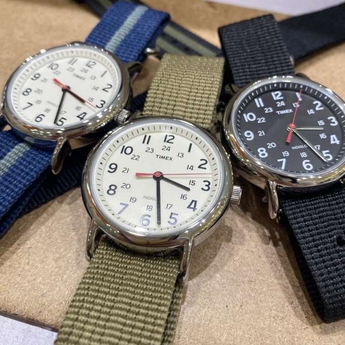 リボンベルトで楽しみ方無限大！【TIMEX Weekender】