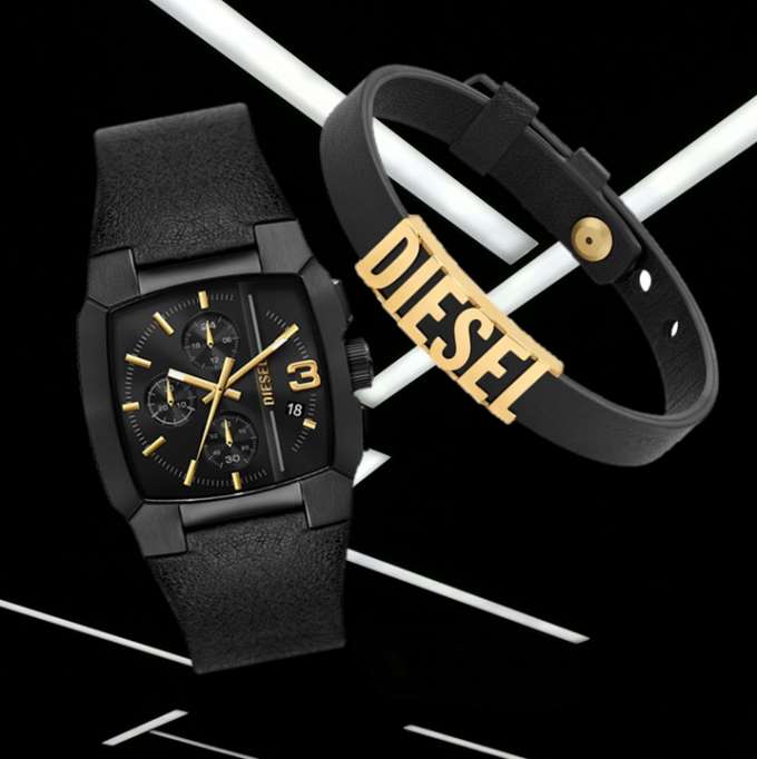 【DIESEL】ブラック×ゴールドの魅力！