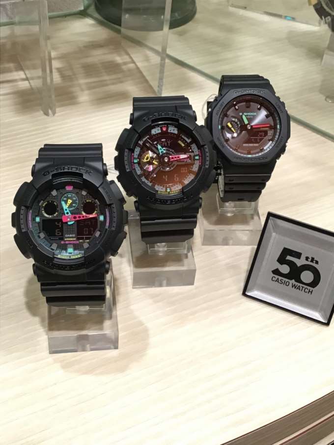 【G-SHOCK】かわいいビビッドカラー