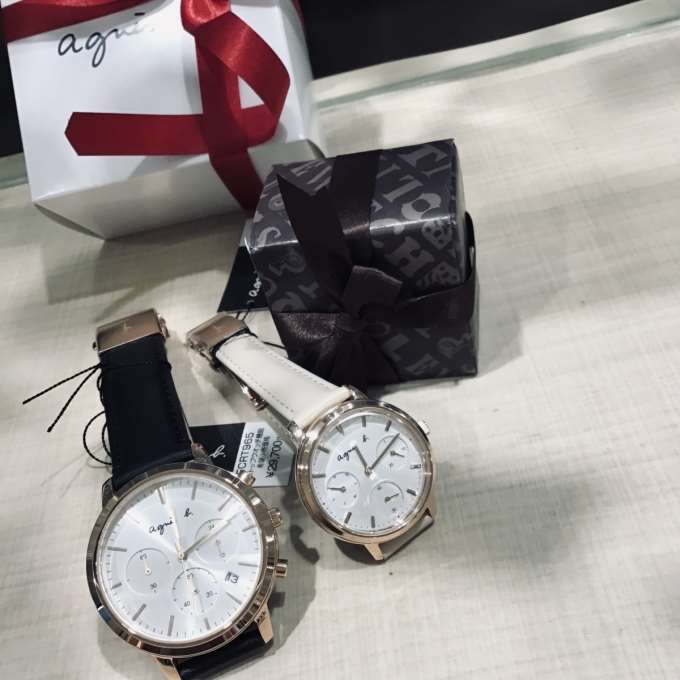 【pair Watch】色を少し変えたオトナなさりげないペア♡
