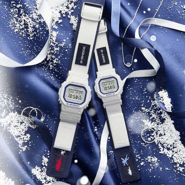 【G-SHOCK】冬の定番「ラバコレ」からG-SHOCK40周年を記念した復刻カラー採用ぺアセットが登場！