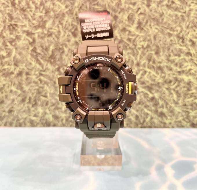 【G-SHOCK】MASTER OF G MUDMAN 電波ソーラー