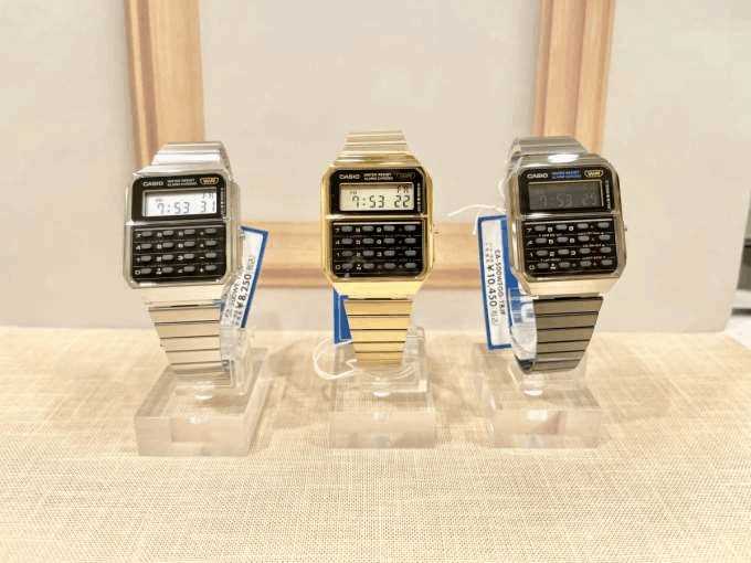 【CASIO】カシオ スタンダード  電卓デザインモチーフ