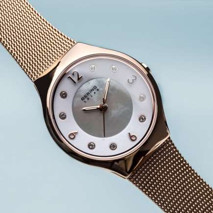 【BERING】シェル?字盤が美しく煌めくソーラーウォッチ発売！