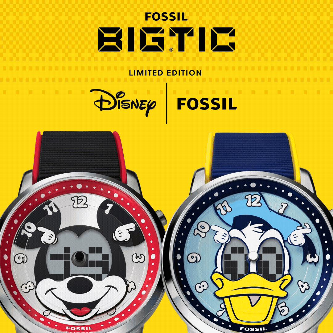 【DISNEY×FOSSIL】ディズニーのレガシーを表現した個性あふれるBig Ticが登場！