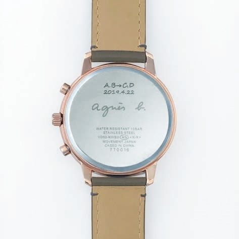 店舗限定】腕時計にその場で刻印ができるキャンペーンを開催！ | BLOG 