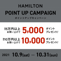 【HAMILTON】ポイントアップキャンペーン