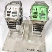 【RECORD LABEL】アナログとデジタルを組み合わせたメカニカルな時計