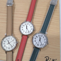 【Riki】見やすい時計☆日本の伝統色シリーズ ☆