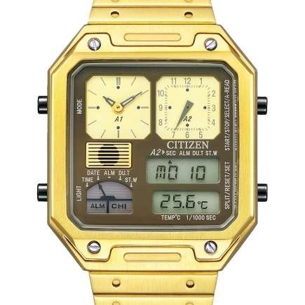 【CITIZEN】レコードレーベルサーモセンサー限定ゴールドカラー登場