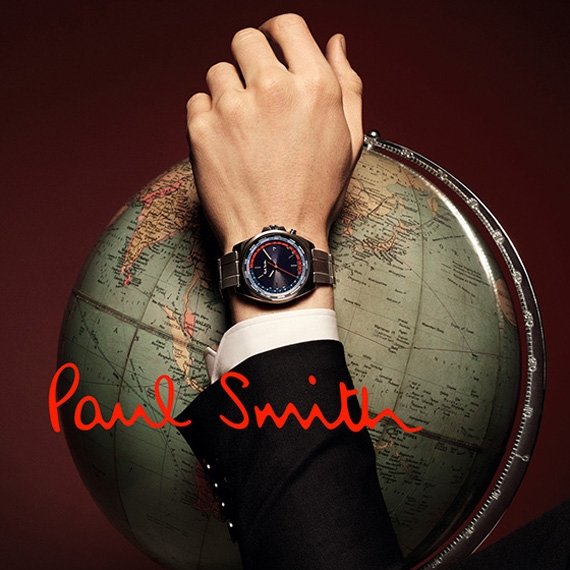 ポール・スミス 腕時計 ソーラー電波時計時計 - 腕時計(アナログ)