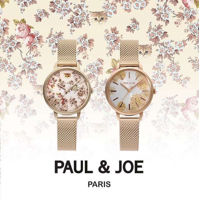 夜空 値下げ❣️【PAUL \u0026 JOE】腕時計 クリザンテーム ローズ 