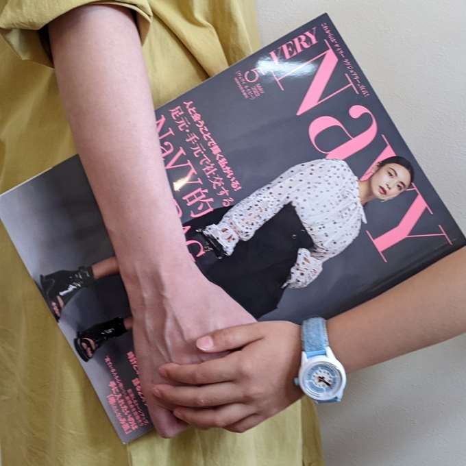 【funpun clock to wear!】 4月7日発売「VERY NaVY」でご紹介いただきました!