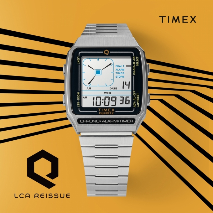 Q TIMEX Reissue Digital LCA】80年代デジアナ復刻モデルが登場 